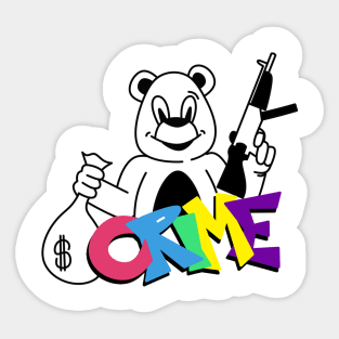 BABY CRIME Sticker